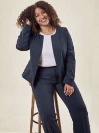 Blazer Rundhals Damen